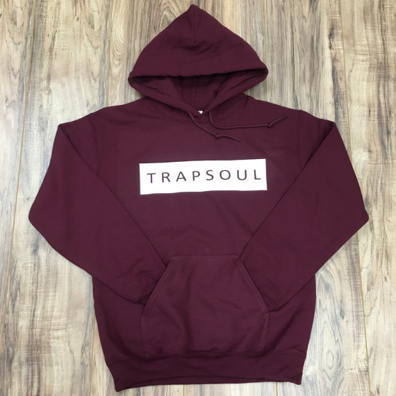 Trapsoul maroon hoodie