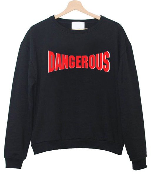 dangerous woman pink sweatshirt